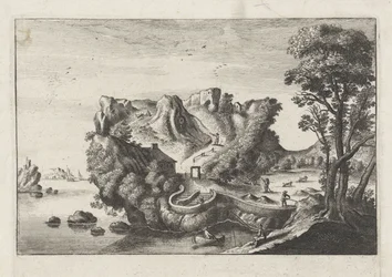 Anthropomorphic Landscape in the Form of a Man