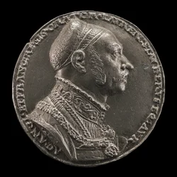 Lorenz Staiber, 1485-1539, Patrician of Nuremberg, Writer, and Orator [obverse], 1535