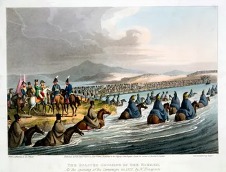 French troops invading Russia, 1812-1817