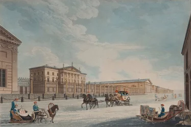 View of the Imperial Bank and the Shops at St. Petersburg