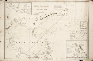 Chart of Bass Strait by Matthew Flinders