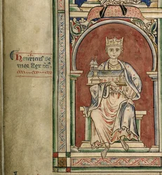 Henry I of England from the Historia Anglorum, Chronica Majora