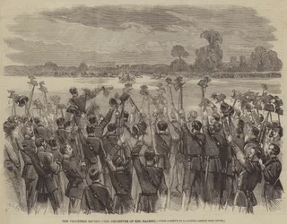 The Volunteer Review, the Departure of Her Majesty