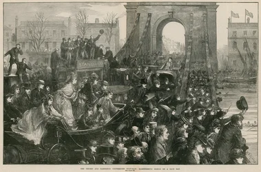 The Oxford and Cambridge Boat Race: Hammersmith Bridge on Race Day