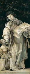 Panel of the Heller Altar depicting St. Cyriacus