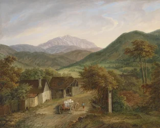 View of the Schneeberg 1860