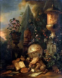 Vanitas. Still Life with a Vase, 17th or early 18th century