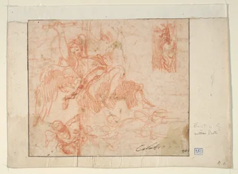 Flying Angel and Other Figures