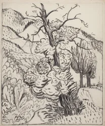 Tree on Mountainside, c.1930