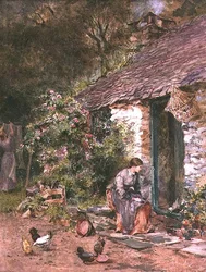 A Moment of Rest on Washday