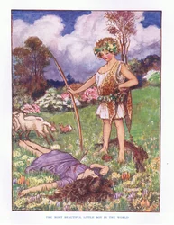 The most beautiful little boy in the world (illustration from Lady Ann