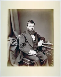 TC Fendick, Master of the Worshipful Company of Glaziers Wearing His Master