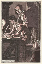 Illustration for Scenes de la Vie de Boheme by Henri Murger