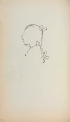 Italian Sketchbook: Head of a Girl in Profile