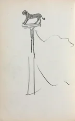 Italian Sketchbook: San Marco Lion, Page 39, 1898-1899