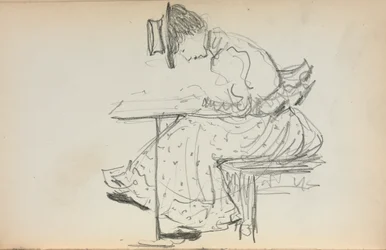 Italian Sketchbook: Seated Woman page 107