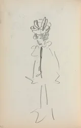 Italian Sketchbook: Standing Woman 34 View page 126, 1898-1899