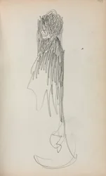 Italian Sketchbook: Standing Woman in Profile