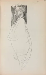 Italian Sketchbook: Standing Woman Page 50, 1898-1899