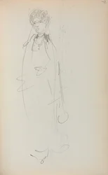 Italian Sketchbook: Standing Woman Page 72