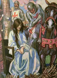 Mount Thee Behind Me On My Steed - The Gallant Horse that Never Failed His Rider, illustration from 