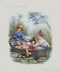 Boating, costumes of 1830
