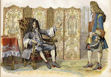 In 1712, Louis XIV called the Sun King