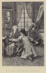 Return of Jean-Jacques Rousseau to Les Charmettes