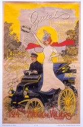 Poster advertising car coachwork