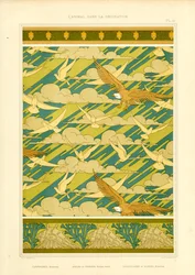 Ornamental Composition with Eagles and Doves