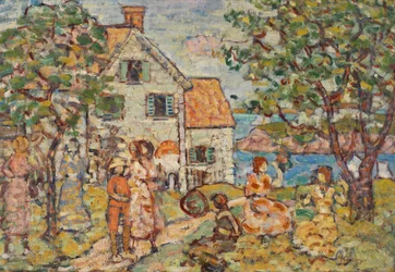 Beach and Two Houses