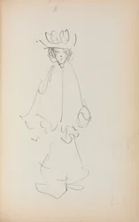 Italian Sketchbook: Standing Woman (Page 147)