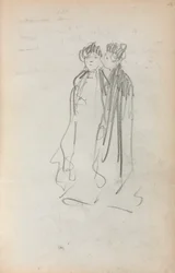 Italian Sketchbook: Two Standing Women (page 4)