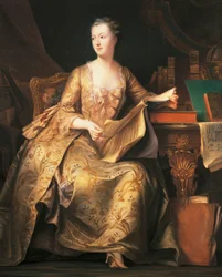 Portrait of Marquise de Pompadour, c.1755
