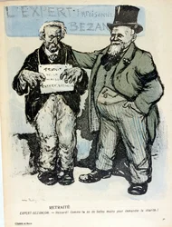 Caricature in The Plate of Butter