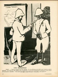 The Butter Plate, number 199, Satirical in Black & White