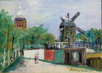 The Moulin de la Galette, Montmartre, c.1951