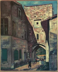Gate in Pérouges