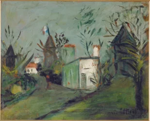 View of Montmartre on July 14