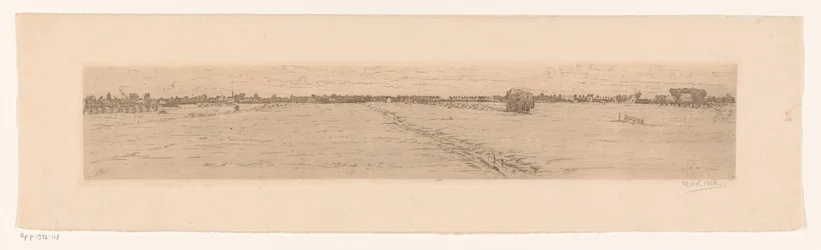 Pastoral Landscape with Hay Wagon