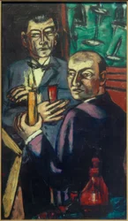 Portrait of Curt Valentin and Hanns Swarzenski