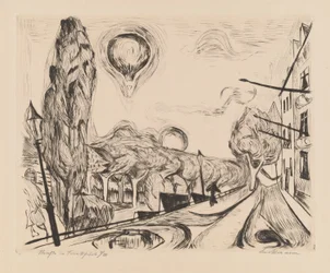 Landscape with Balloon