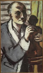 Self-Portrait with Gray Dressing Gown