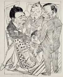The Disappointed II by Max Beckmann