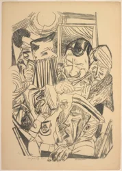 The Patriotic Song (plate nine from Die Hölle)