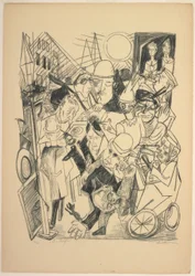 The Street, plate three from Die Hölle