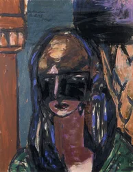 Woman with Mask