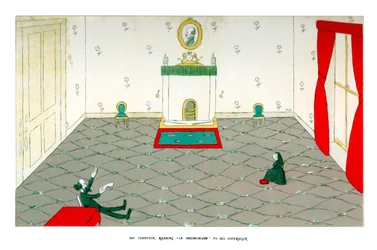 Mr. Tennyson Reading In Memoriam to His Sovereign, 1904