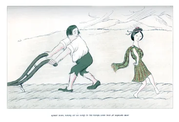 Robert Burns, Having Set His Hand to the Plough, Looks Back at Highland Mary, 1904