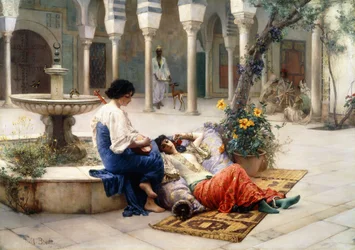 In the Courtyard of the Harem